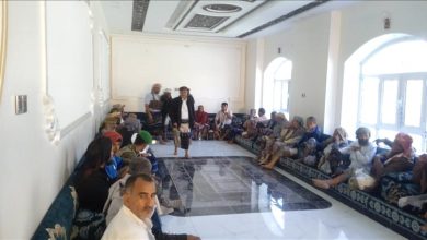 لقاء موسع لمكاتب يافع ومشاىخها في منطقة السعدي فلسان لمناقشة إقامة مركز مكيل الديني بيافع