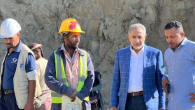 مجموعة هائل سعيد تتبنى صيانة طريق الأعروق – حيفان الخط الحيوي الرابط بين تعز وعدن