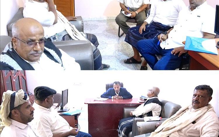 محافظ أبين يلتقي المستثمر راشد الهمامي لمناقشة استثمار محاجر الجبس في أحور