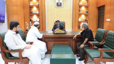 محافظ حضرموت الأستاذ مبخوت بن ماضي يبحث مع المسؤولين في مركز الكلى ومؤسسة نهد آليات تطوير المركز