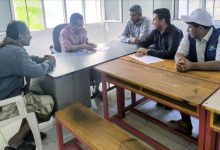 مدير عام مديرية لودر يستقبل وفد مؤسسة نور الإبداع للتنمية لبحث احتياجات المديرية في القطاعات الحيوية