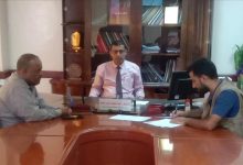مدير عام مكتب الصحة بلحج يناقش مع منظمة الإغاثة الأولية الدولية تدخلاتها الجديدة بالمحافظة