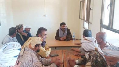 وكيل أبين الجنيدي يعقد اجتماعاً بالسلطة المحلية في لودر لمناقشة أوضاع المديرية