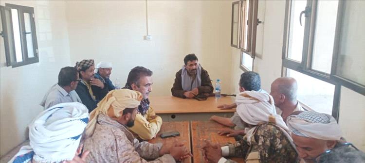 وكيل أبين الجنيدي يعقد اجتماعاً بالسلطة المحلية في لودر لمناقشة أوضاع المديرية