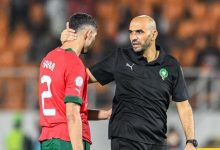 الركراكي متفائل بمشاركة حكيمي في كاس امم افريقيا