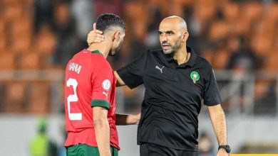 الركراكي متفائل بمشاركة حكيمي في كاس امم افريقيا