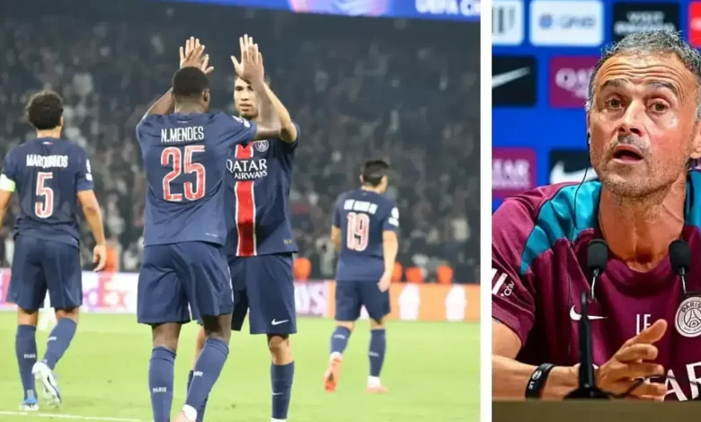 تعليق لويس إنريكي على إصابة أشرف حكيمي ومينديز