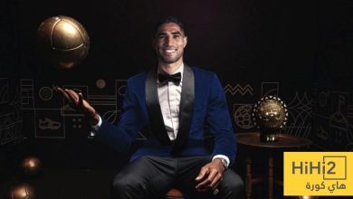 عاجل ورسميا: اشرف حكيمي افضل لاعب افريقي لعام 2025