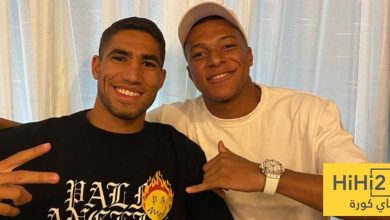 مبابي يهنئ اشرف حكيمي