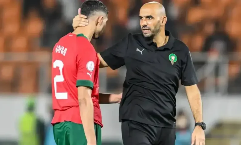 مدرب المغرب يكشف موقف حكيمي من كأس أمم افريقيا