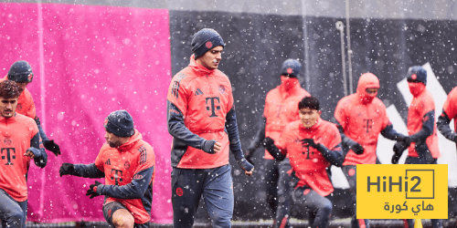 صور – بايرن ميونخ يستعد لفرايبورغ في أجواء ثلجية