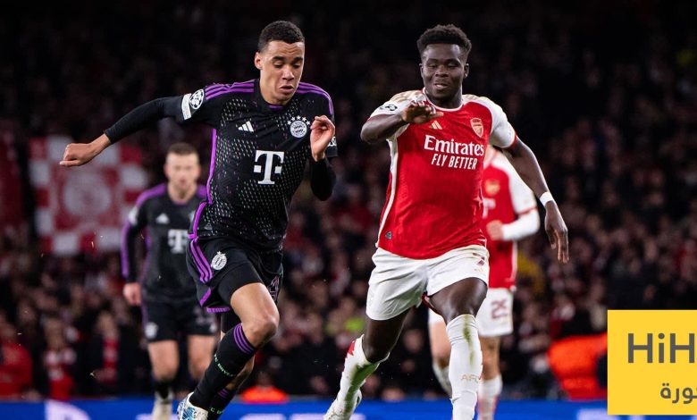 نتائج آخر خمس مواجهات بين أرسنال وبايرن ميونخ