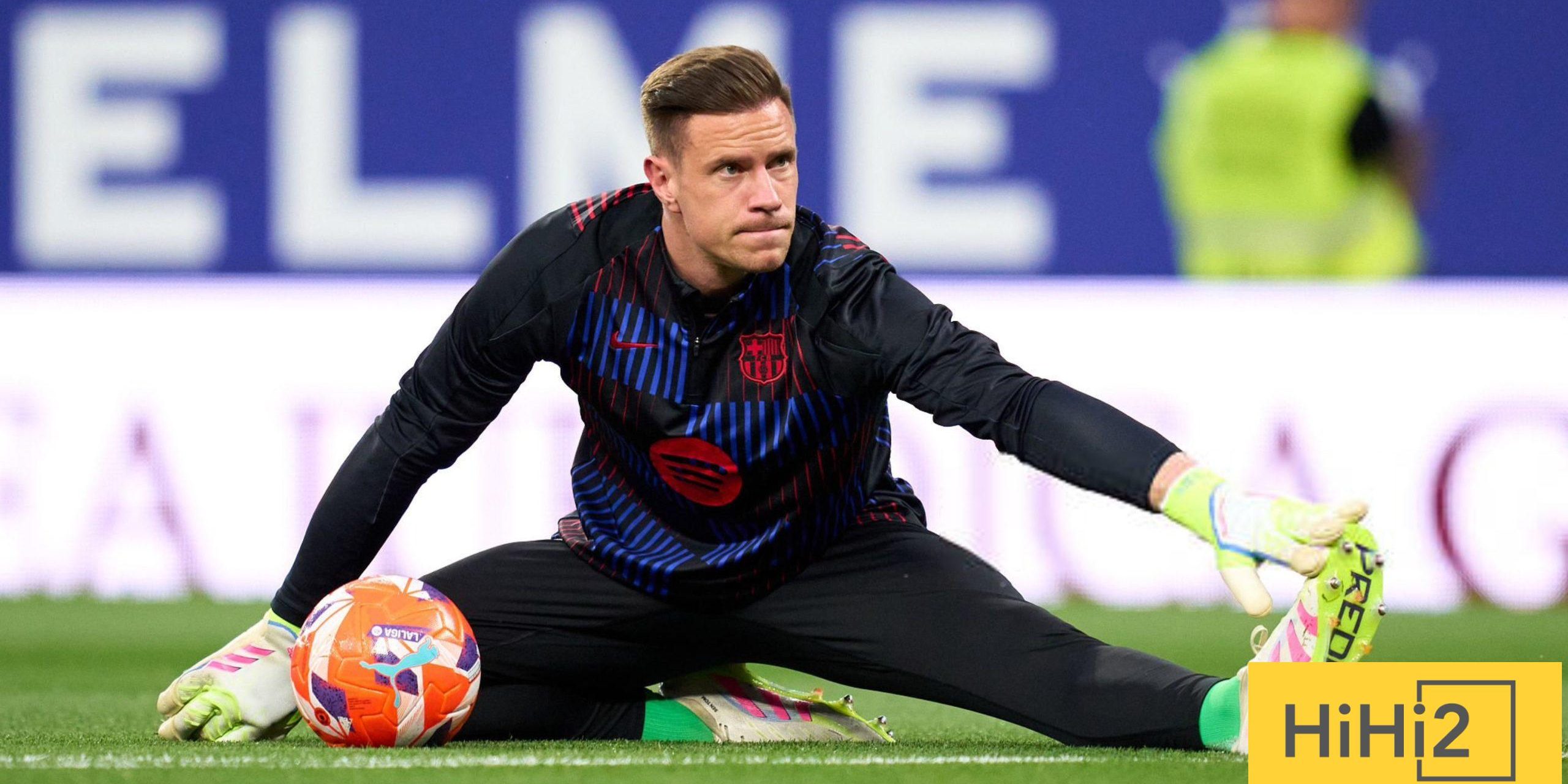 آخر تطورات عودة تير شتيغن من الإصابة