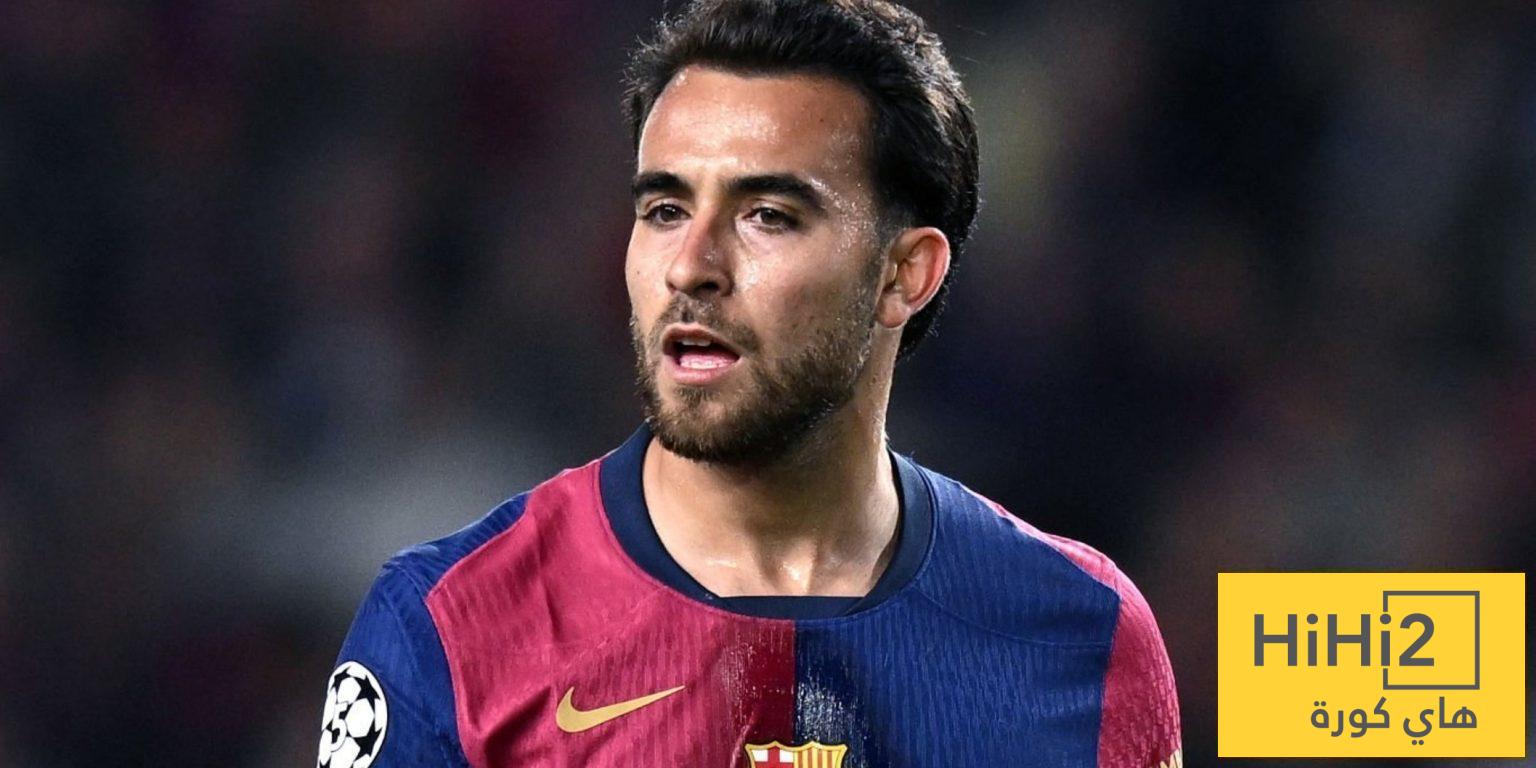 إشادة كبيرة بتطور إريك غارسيا