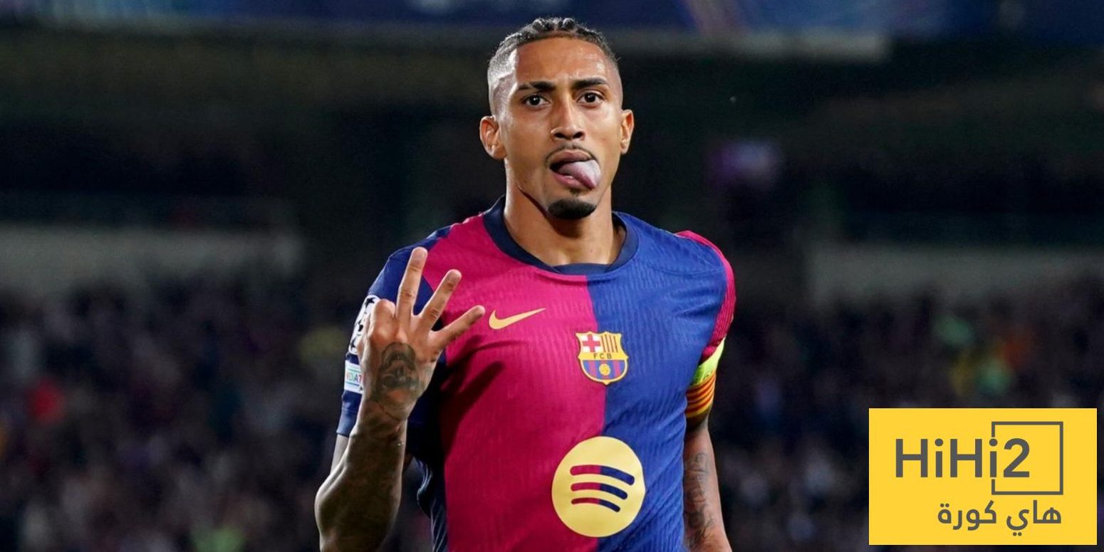 الأرقام تكشف تأثير رافينيا على نتائج برشلونة