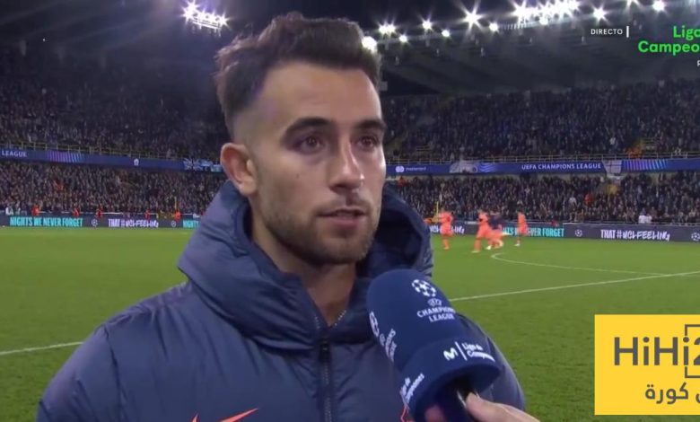 غارسيا يتوجه إلى المستشفى مباشرة بعد نهاية مباراة كلوب بروج