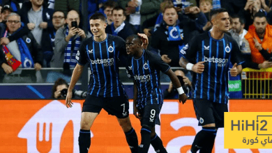 كلوب بروج يضرب برشلونة بالهدف الثالث