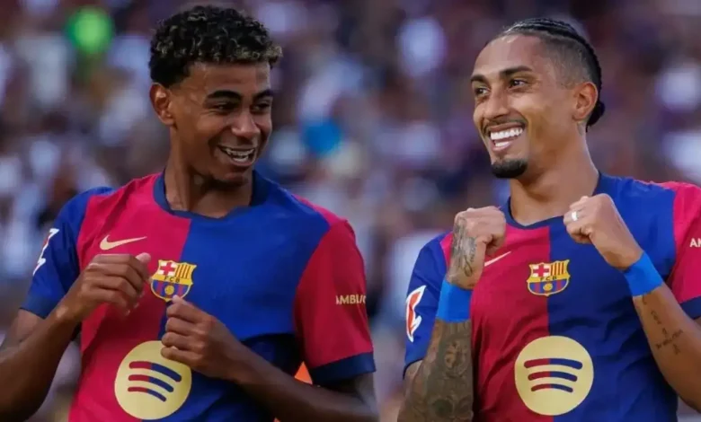 لامين يامال يطالب بعودة رافينيا بهذه الطريقة