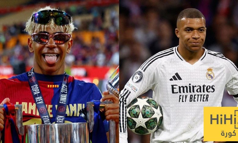 لامين يقترب من تحطيم رقم مبابي !