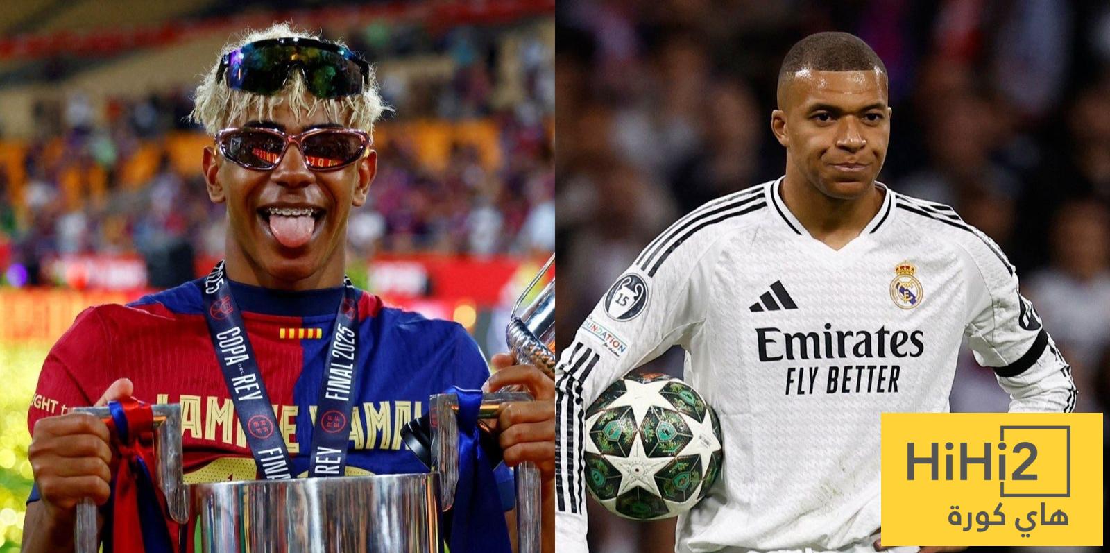 لامين يقترب من تحطيم رقم مبابي !