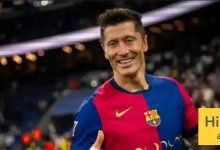 ليفاندوفسكي يسجل اسمه في تاريخ برشلونة