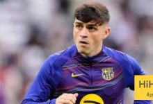 موقف بيدري من المشاركة اساسيا ضد ألافيس