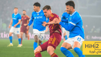 إحصائيات نصف ساعة من مباراة روما ونابولي