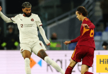 روما يفتتح التسجيل مبكرا امام ميتلاند