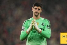 أرقام كورتوا مع ريال مدريد في الليغا هذا الموسم