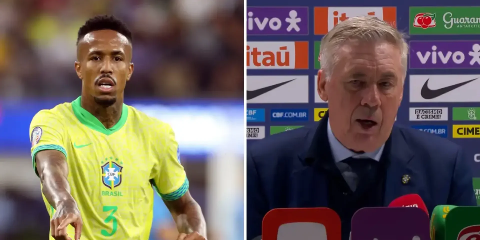 أنشيلوتي يكشف آخر تطورات حالة ميليتاو البدنية