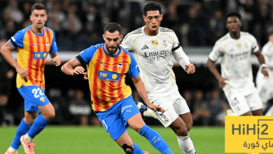 احصائيات الشوط الاول من مباراة ريال مدريد وفالنسيا