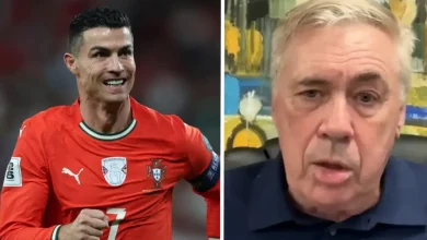 تعليق أنشيلوتي على اقتراب رونالدو من الهدف 1000