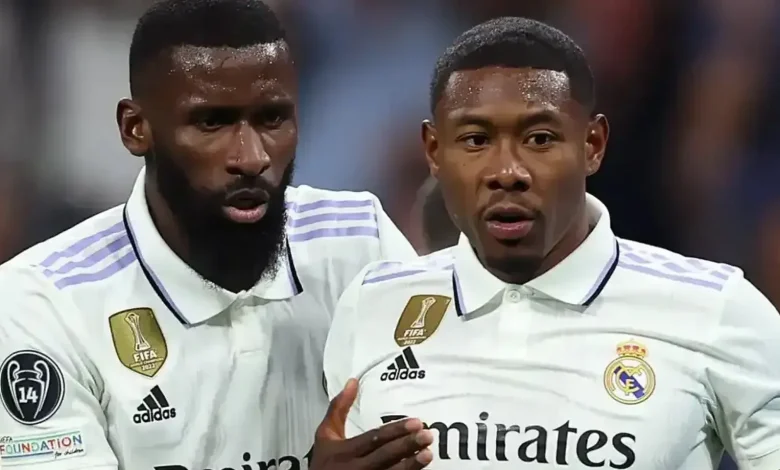 موقف ريال مدريد من استمرار روديغر وألابا