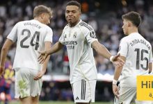 نتائج آخر خمس مباريات بين ريال مدريد ورايو فاليكانو