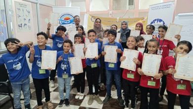 " نفذتها مؤسسة جلوبل شيبرز عدن اختتام دورة فن الإلقاء للاطفال في مكتبة مسواط للاطفال بعدن "