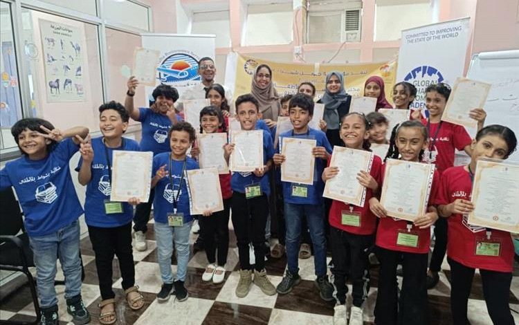 " نفذتها مؤسسة جلوبل شيبرز عدن اختتام دورة فن الإلقاء للاطفال في مكتبة مسواط للاطفال بعدن "