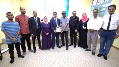 إدارة الجودة بمكتب وزارة الصحة العامة والسكان بحضرموت الوادي تشارك في دورة تدريب مدربي الجودة ومكافحة العدوى بعدن