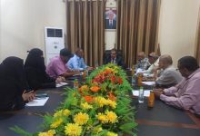 اجتماع يضم رئيس هيئة المواصفات والمقاييس ومدير عام أمن المنطقة الحرة بعدن لمناقشة التنسيق المشترك