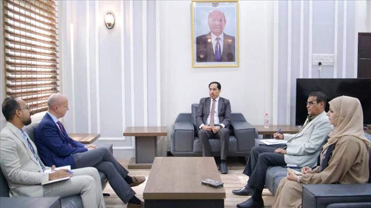 البكري يستقبل ممثل صندوق الأمم المتحدة للسكان ويناقش معه توسيع مجالات الشراكة