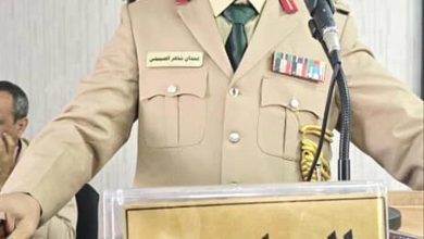 العقيد غمدان الصبيحي ينال درجة الماجستير في العلوم العسكرية