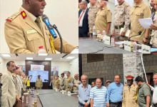 العميد خالد يسلم يناقش بحثه الموسوم بـ (التكنولوجيا العسكرية الحديثة وأثرها على الحروب المستقبلية) في كلية الدفاع الوطني