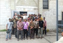 المؤسسة العامة للاتصالات بعدن تكرم ضباط الأمن الحماية لمرافقها