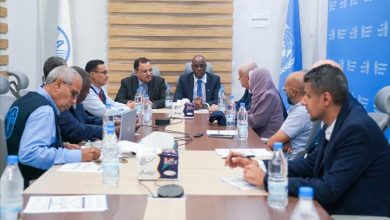 الوزيران السقطري والوالي  يزورا مقر الفاو بعدن ويلتقيا بالقائم بأعمال الممثل المقيم آدم ياو ويطّلعا على المشاريع التنموية المنفذة والمزمعة