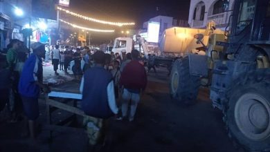 بإشراف مباشر من مدير عام المديرية عواس الزهري.. حملة إزالة شاملة في شارع الثقافة بخورمكسر