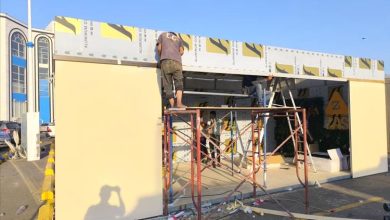 تجهيز 16 ركن لشركات الطاقة الشمسية في معرض المؤتمر الوطني الأول للطاقة بعدن مول