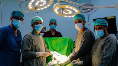 تدشين العمليات في المخيم الطبي المجاني الثالث بمستشفى عدن التعاوني الخيري