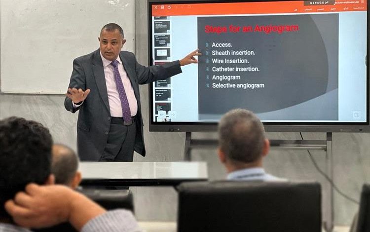 تنظيم ورشة تدريبية حول القسطرة الطرفية العلاجية في عدن