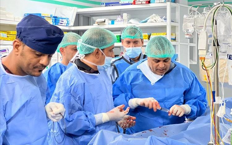 تنظيم ورشتي عمل تدريبية حول استخدام الدوبلر والالتراساوند والقسطرة الطرفية في عدن