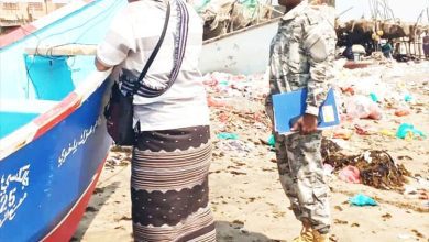 خفر السواحل وهيئة المصائد بأبين تواصلان تنفيذ خطة ميدانية لحصر وترقيم قوارب الصيد