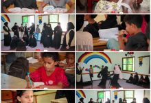 متابعة أنشطة مشروع التعليم التعويضي في "كود قرو" بمديرية البريقة
